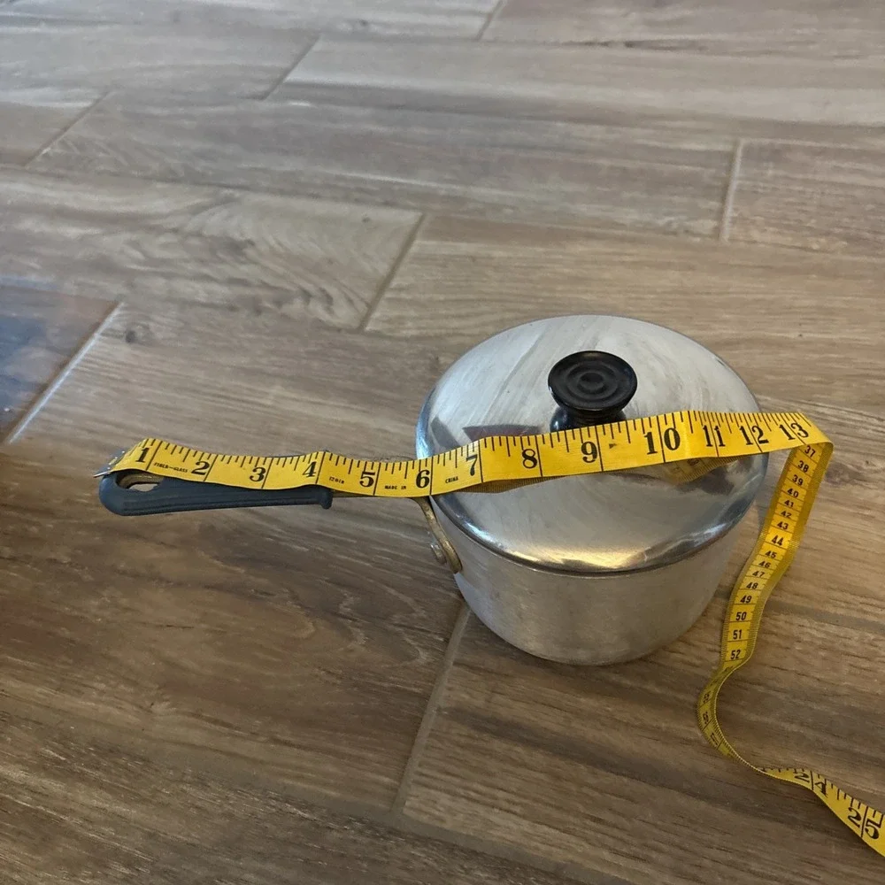 Vintage wear-ever sauce pan aluminum plus inner clad